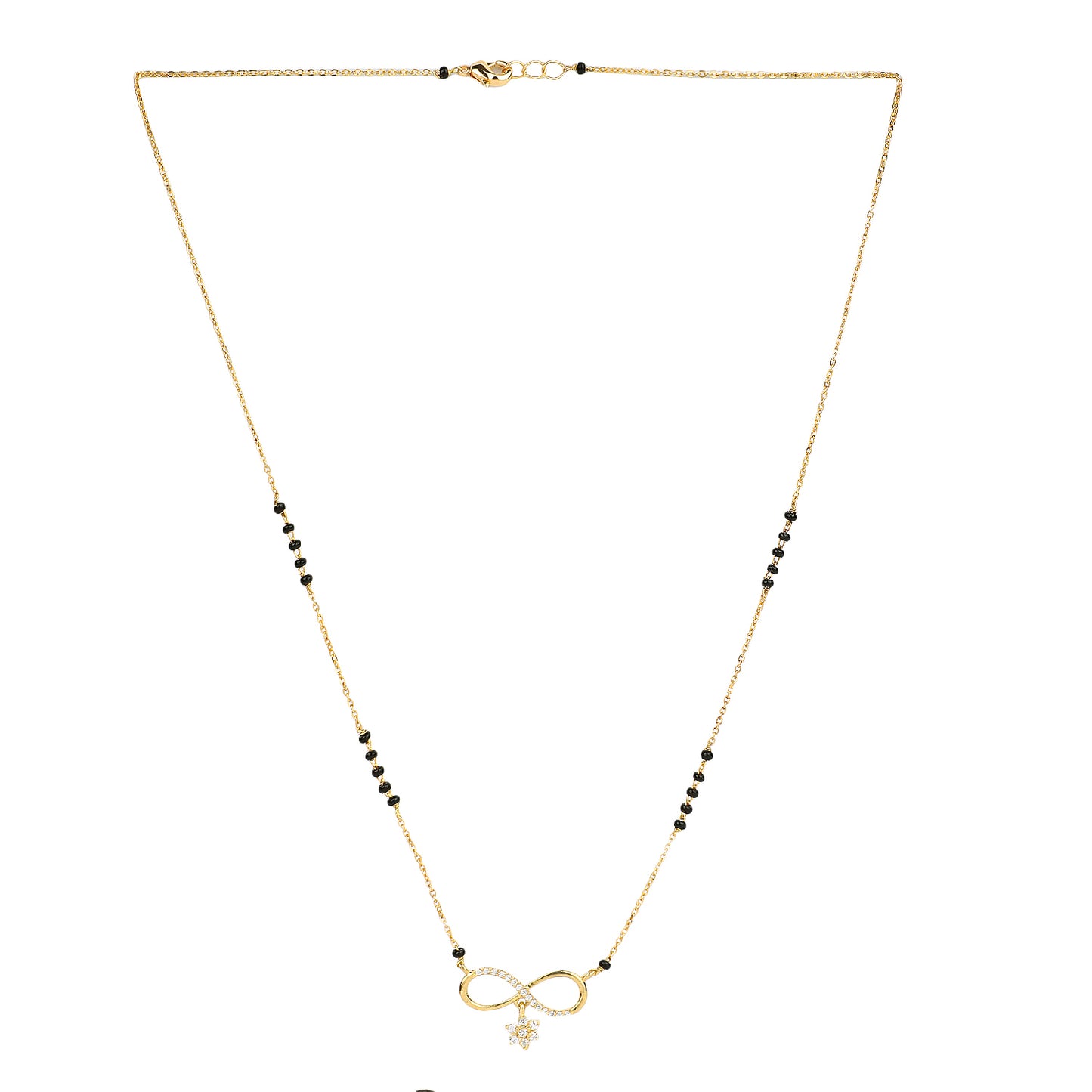 Infinity Symbol Modern Mangal sutra Design Gold