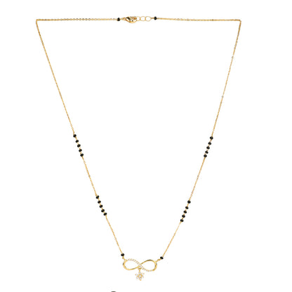 Infinity Symbol Modern Mangal sutra Design Gold