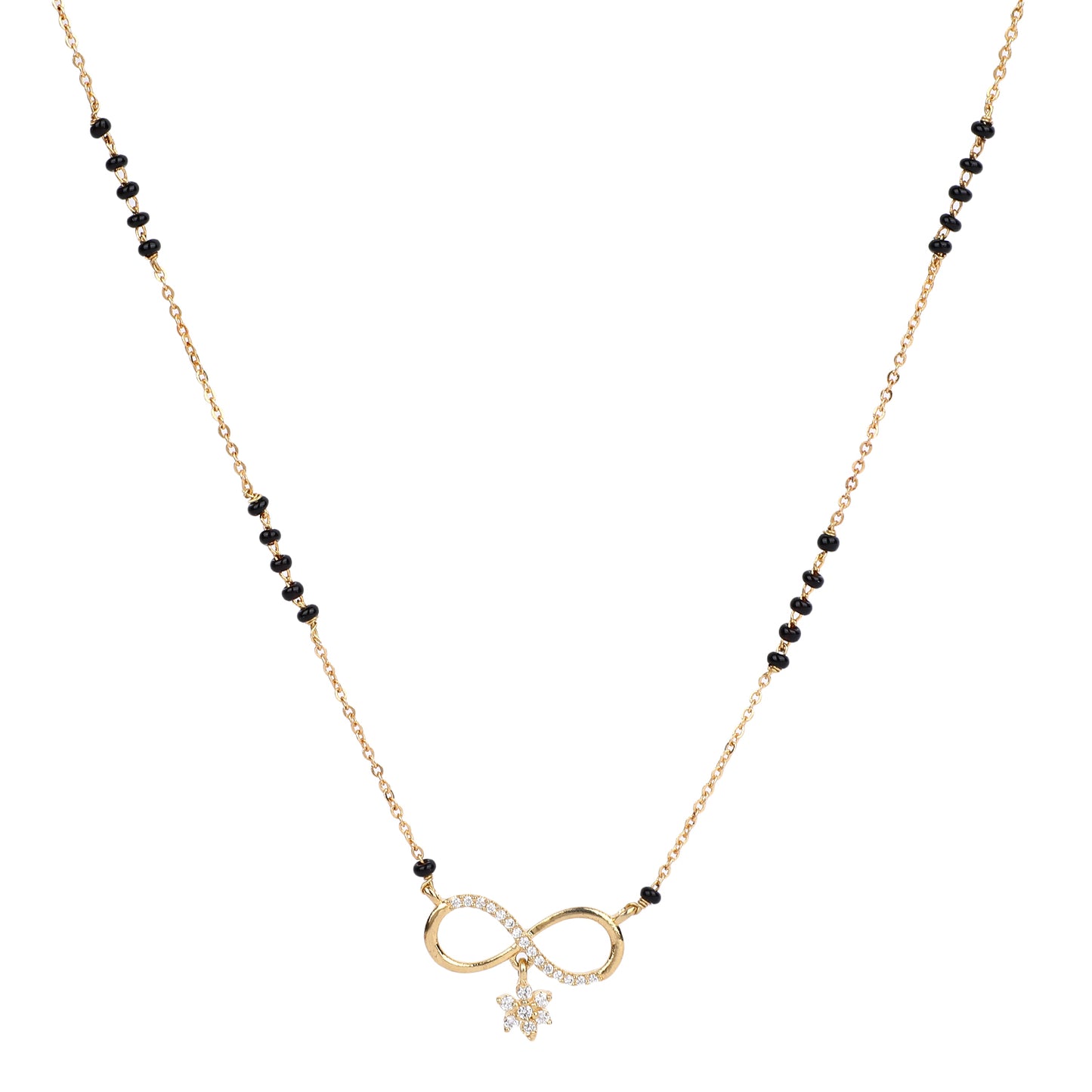 Infinity Symbol Modern Mangal sutra Design Gold