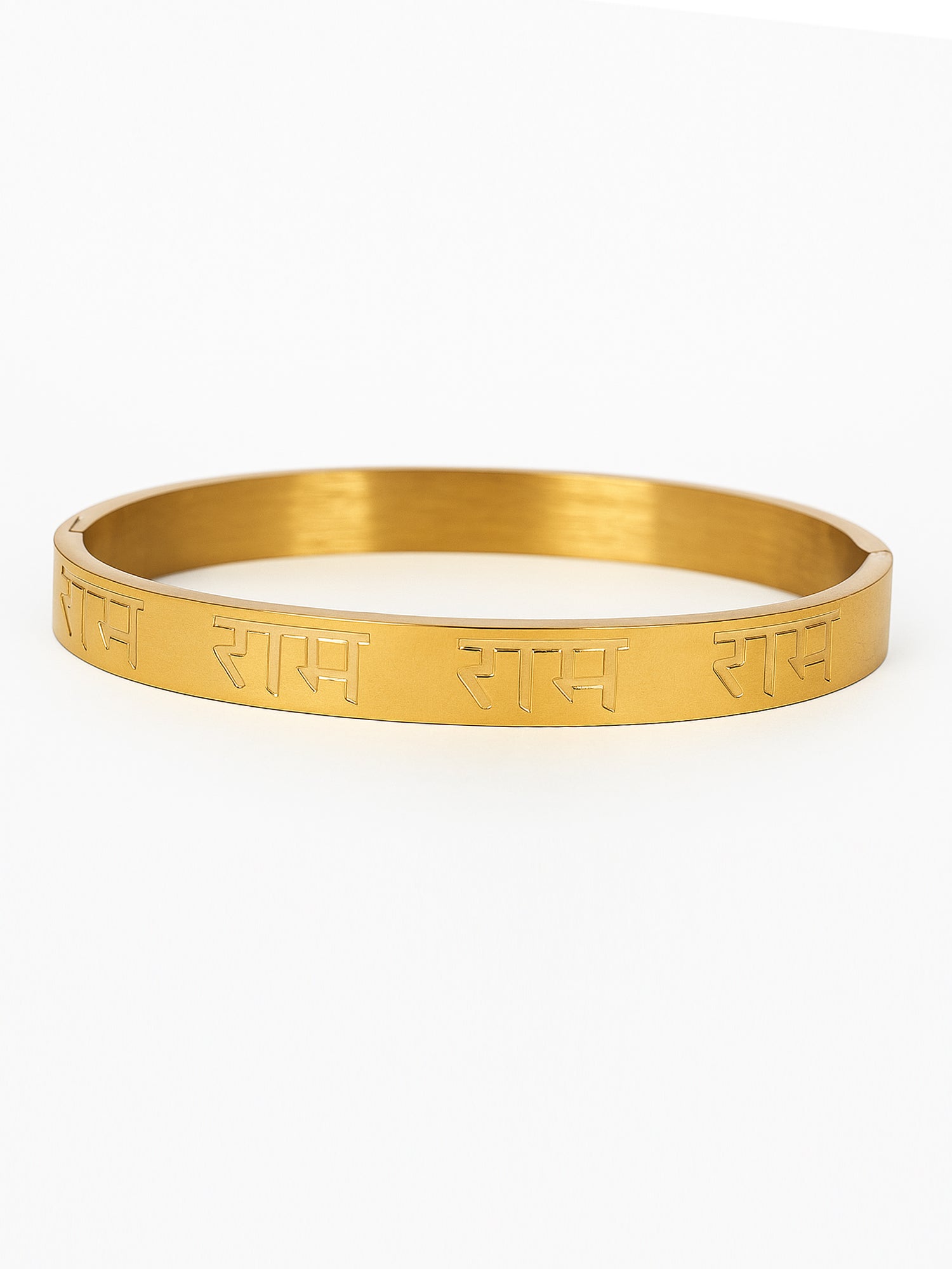 Spiritual Gold Ram Naam Bangle “राम” (Ram)
