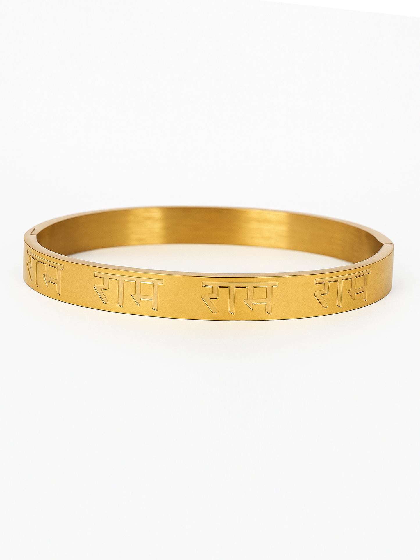 Spiritual Gold Ram Naam Bangle “राम” (Ram)