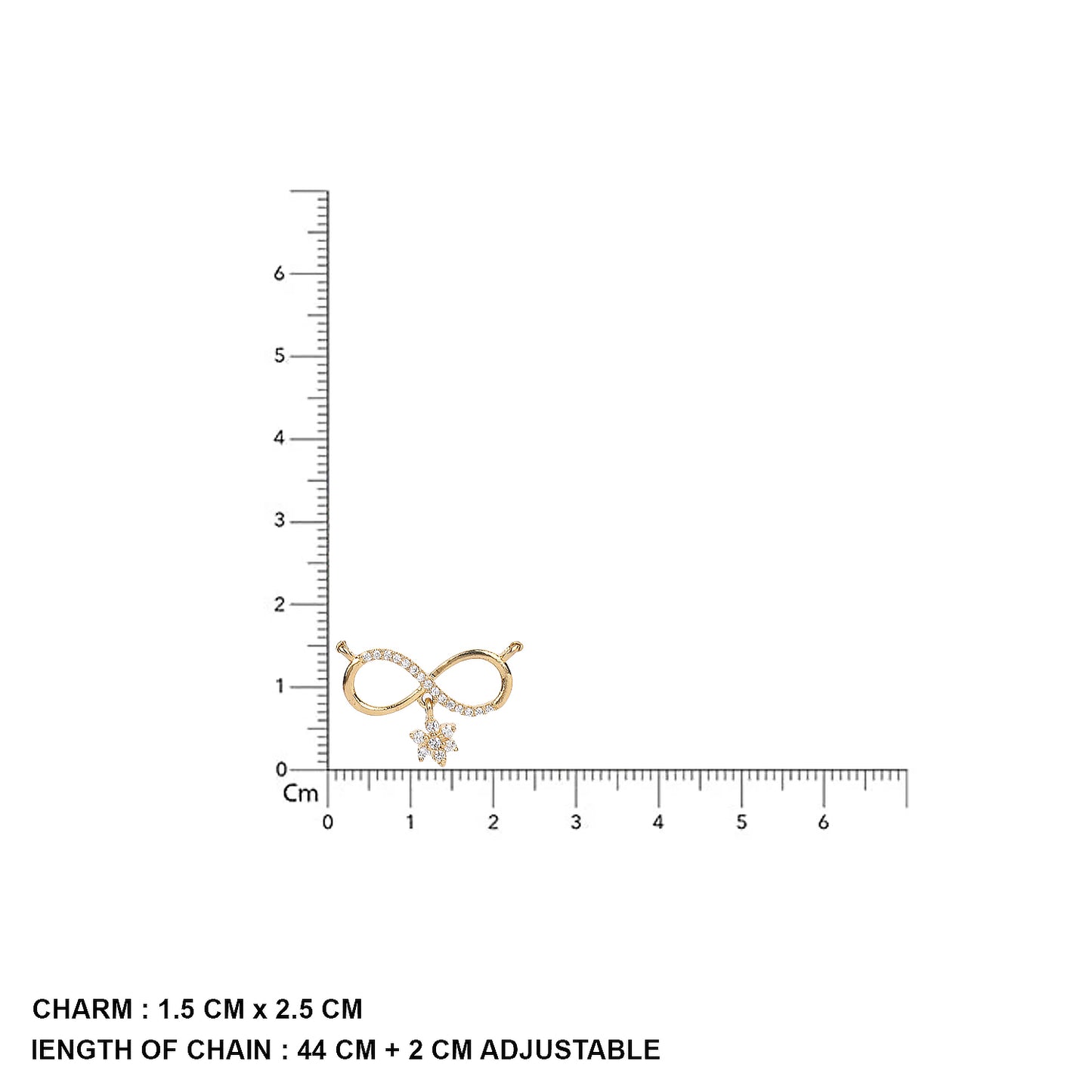 Infinity Symbol Modern Mangal sutra Design Gold