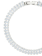 Elegant Silver Tennis Bracelet with Sparkling Stones – Free Size