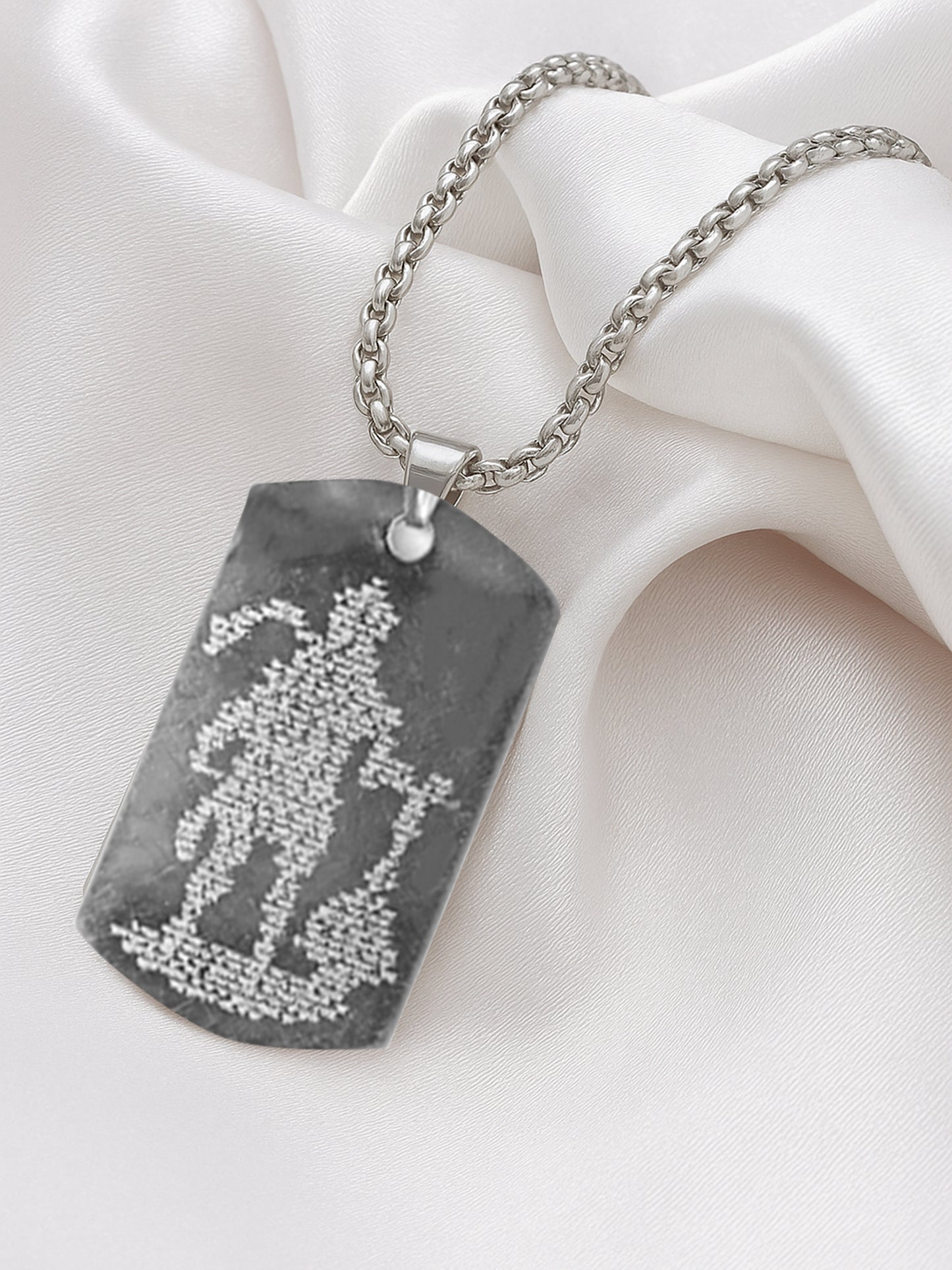 Hanuman Ji Stainless Steel Pendant Necklace for Men