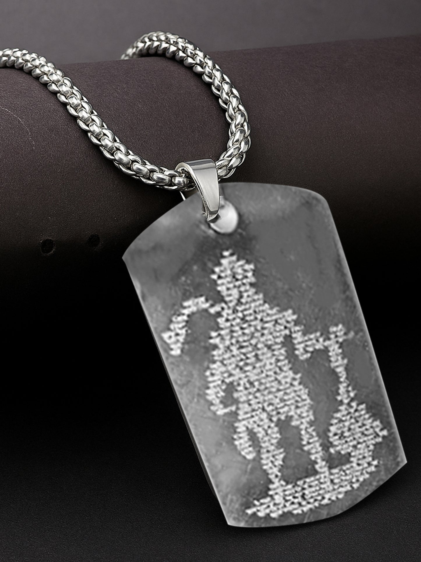Hanuman Ji Stainless Steel Pendant Necklace for Men