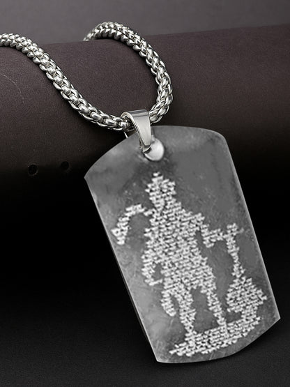 Hanuman Ji Stainless Steel Pendant Necklace for Men