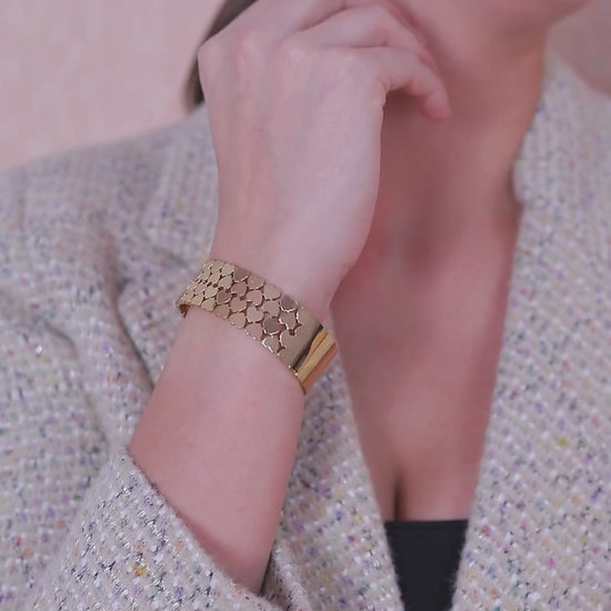Heart cuff bracelet video